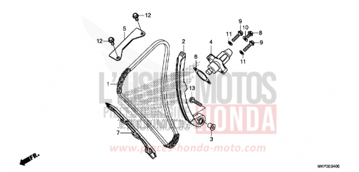 CAM CHAIN/TENSIONER CBR500RAK de 2019